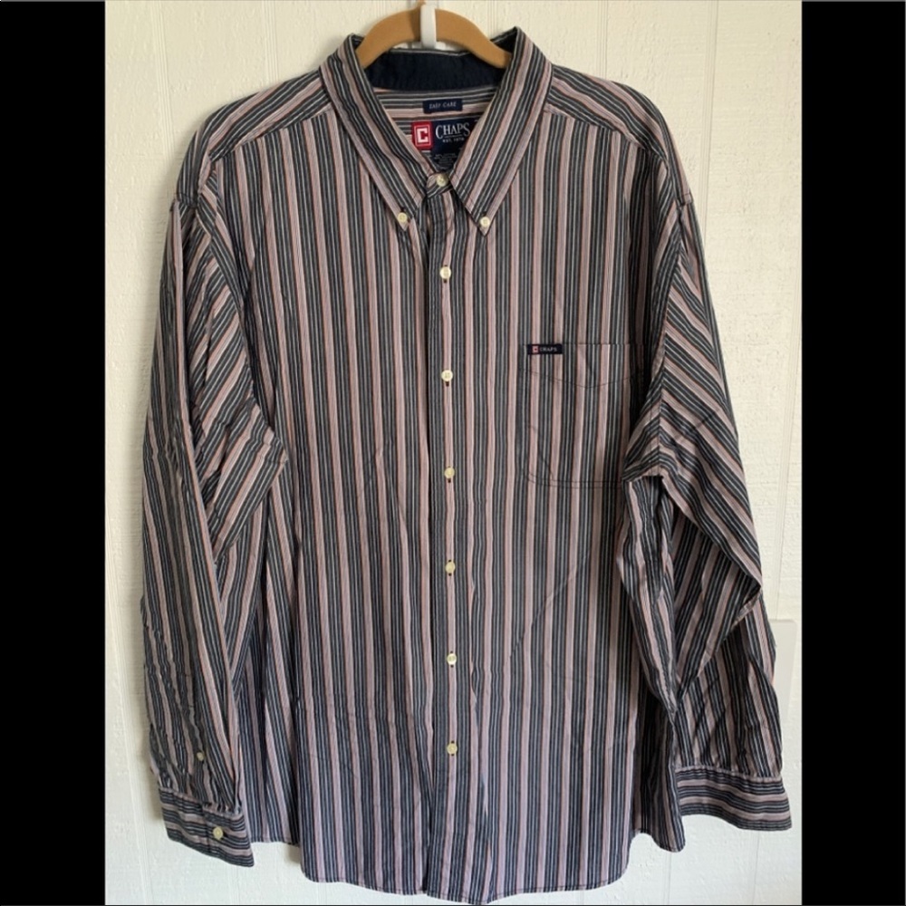 🔴Men’s Chaps Easy Care Shirt XXL